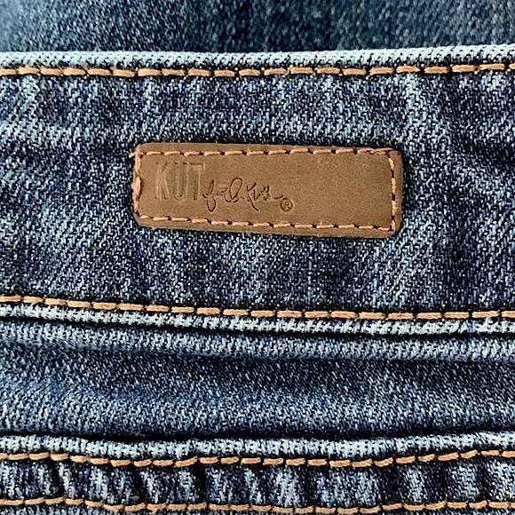 KFTK Catherine Boyfriend Plaid Patch Jean - Picture 12 of 16